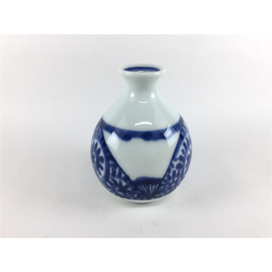 伊万里焼 田森陶園 200cc丸徳利.蛸唐草【200cc 200ml 酒器 徳利 唐草