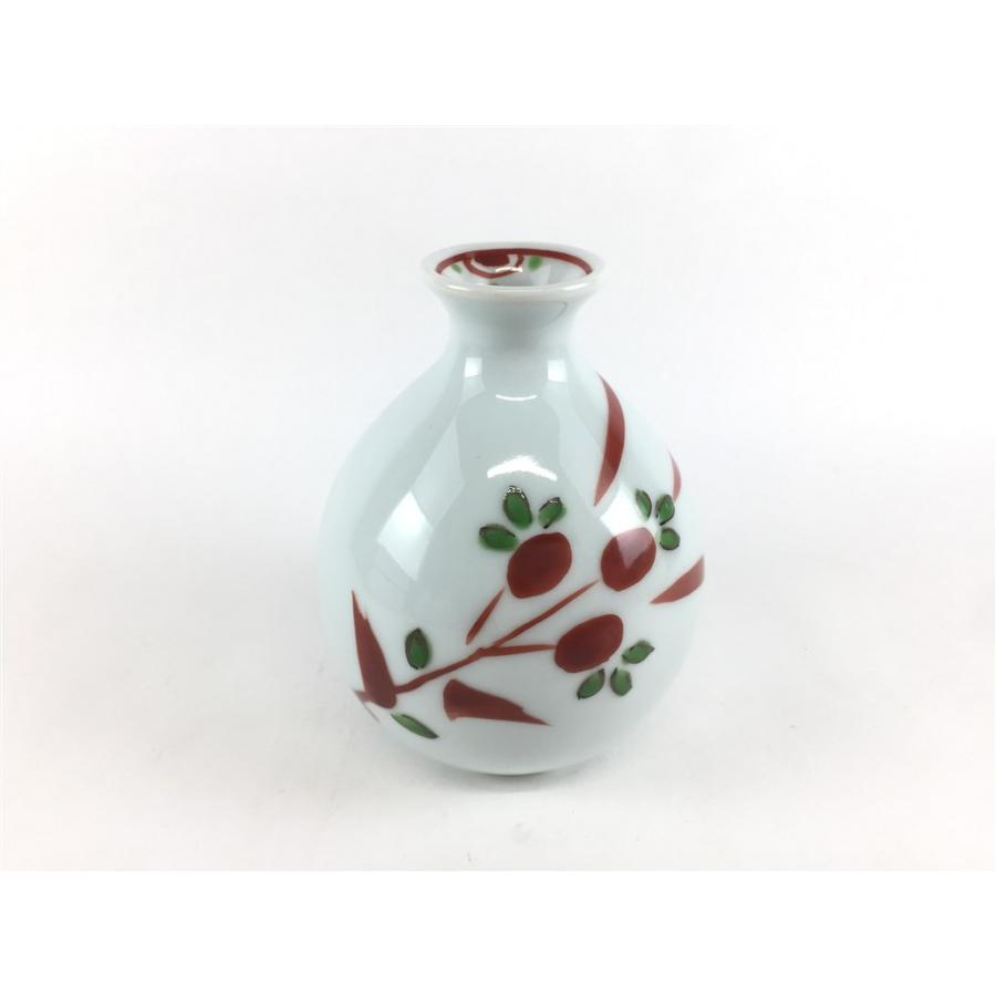 伊万里焼 田森陶園 200cc丸徳利 古赤絵 酒器 徳利 200ml 200cc 赤絵