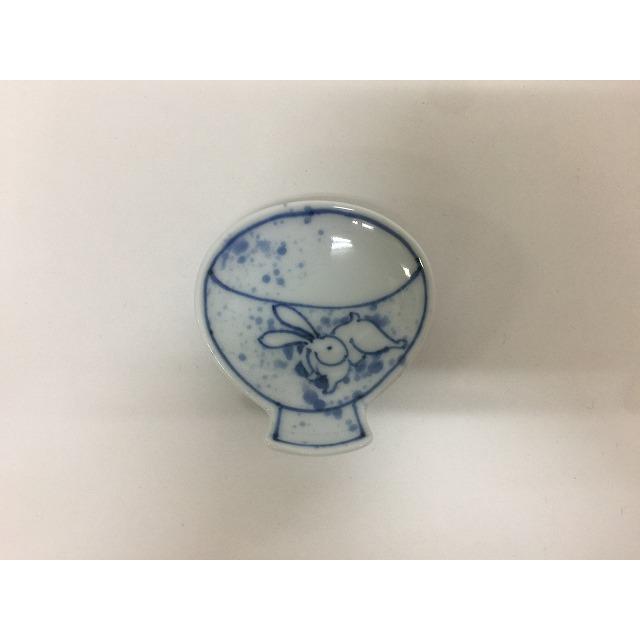 伊万里焼 田森陶園 晩酌セット 吹墨うさぎ セット品 酒器 徳利