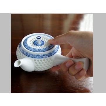 波佐見焼 丹心窯 340cc急須 水晶青海波 : 有田焼のお店 つじ信Yahoo!店