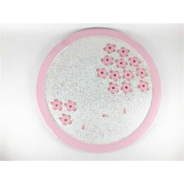 風水パワーアイテム 大飾り皿 金をふんだんに使って描いた邁進する北前