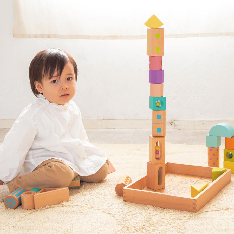 【新品】積み木　４段セット 積木4Aセット 4cm基尺48pcs 木のおもちゃ | Wooden toys 木製おもちゃ