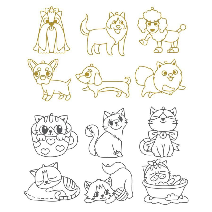 熱販売 ヤマト グラスデコ プレート 犬 猫 12個セット かわいい ガラス絵の具 プレゼント ギフト 4歳 5歳 6歳 小学生 低学年 女の子 男の子 Babylonrooftop Com Au