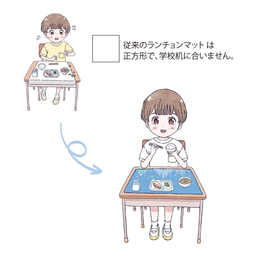 クツワ 給食ナフキン ランチマット ランチクロス ランチョン クツワ 給食ナフキン ランチマット ランチクロス ランチョン