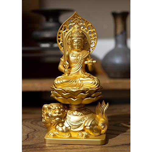 【修縁堂】十二日フルセット 仏像立像 金メッキ 招財開運 無病息災 美術工芸品 修縁堂】木彫り 仏像 持珠観音菩薩立像 本金 切金 彫刻 柘植材