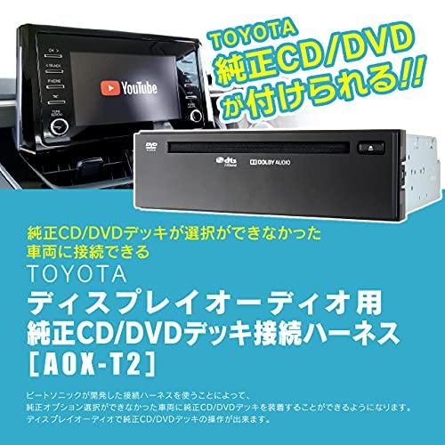 ビートソニック トヨタディスプレイオーディオ用純正CD/DVDデッキ接続