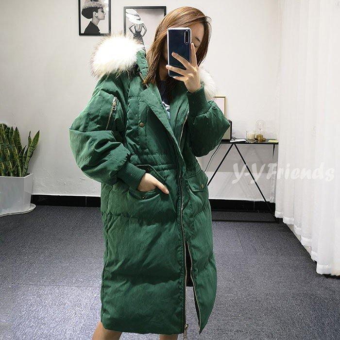 販促ワールド ダウンコート レディース ダウンコート Aライン 軽い ダウンジャケット 大きいサイズ レディース 上品 ラクーンファー 買い取り Gangwal Me