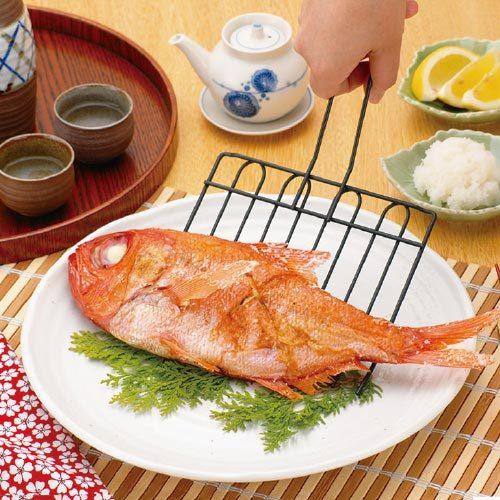 【 備前焼 】 金魚 5匹 盛りつけ上手 KS-2755 魚 魚焼きグリル 魚の姿焼き 身くずれ 身崩れ