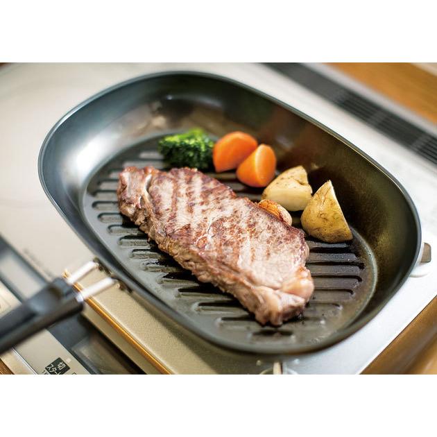 杉山金属 鉄製 ステーキパン IH対応 日本製 KS-3030 : 生活館Livinza