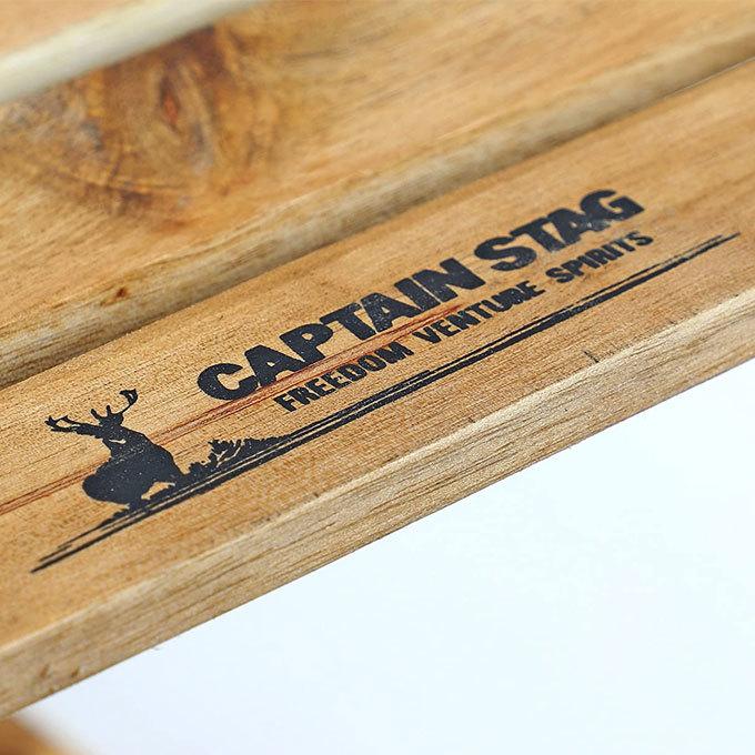 CAPTAIN STAG（キャプテンスタッグ） 木製3段MOVEラック 幅46cm UP