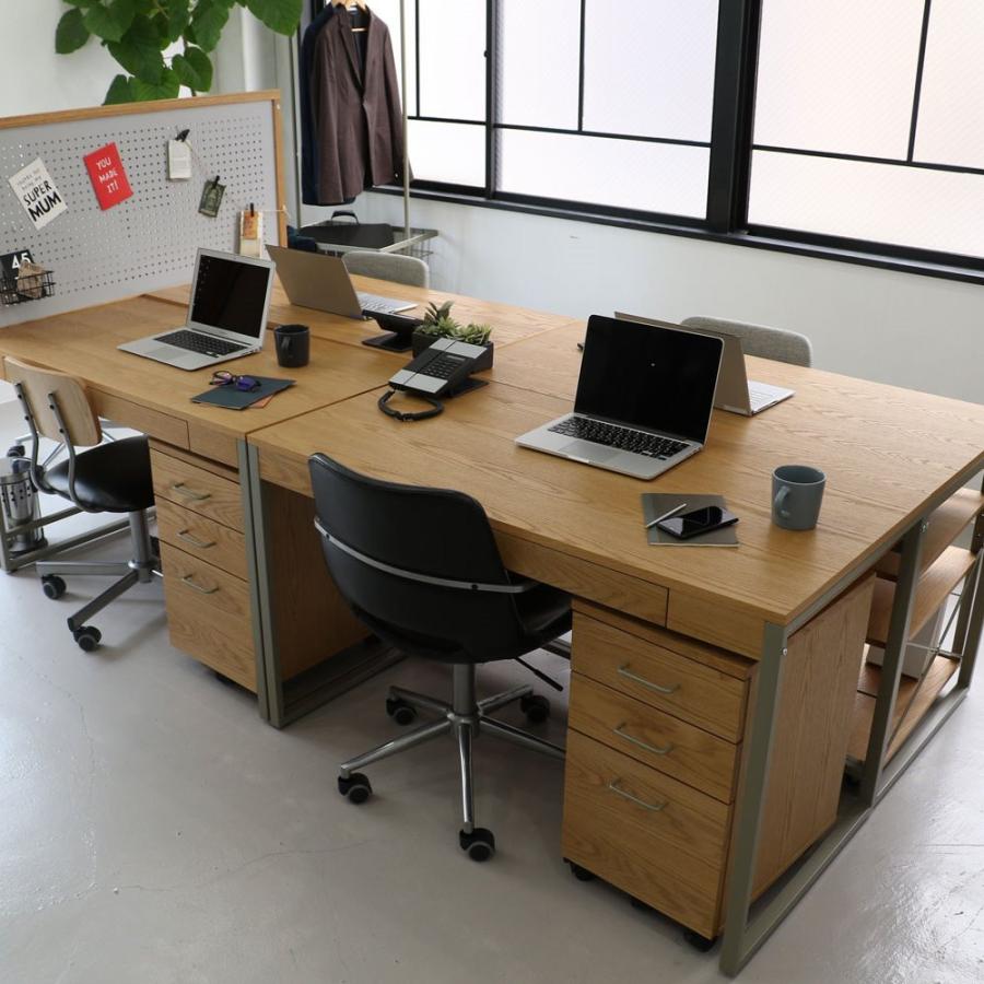 ICHIBA（市場） drip ドリップ デスク 収納 DRT-3443N 幅120cm 奥行