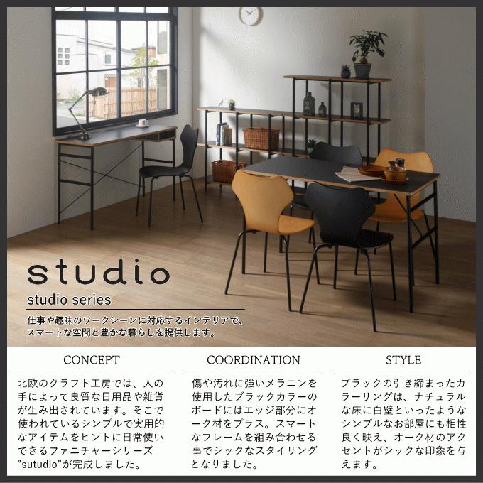 弘益 デスク 作業台 幅90 奥行45 STU-DB90 I字 デスク 下 収納 天板