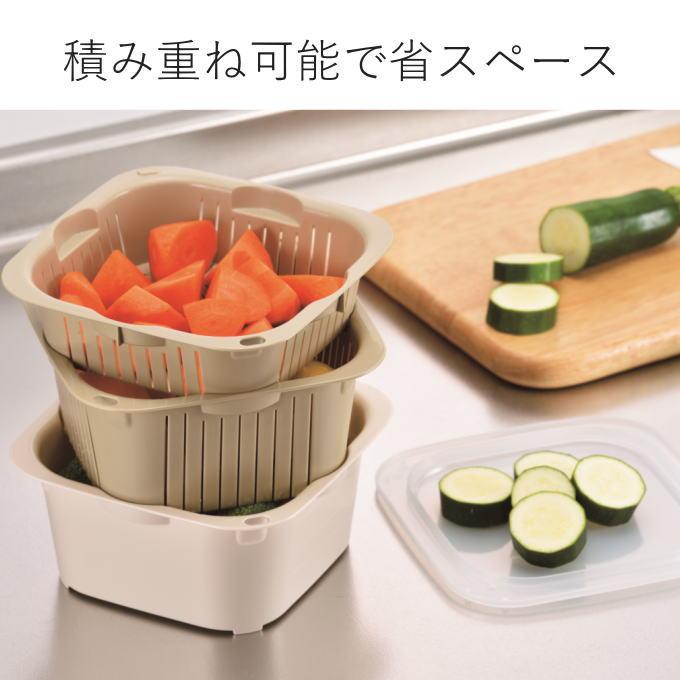 角型 ザル 付き バット 料理 網付き 蓋 電子レンジ 食洗機 対応 角型 ザル 付き バット 料理 網付き 蓋 電子レンジ 食洗機 対応