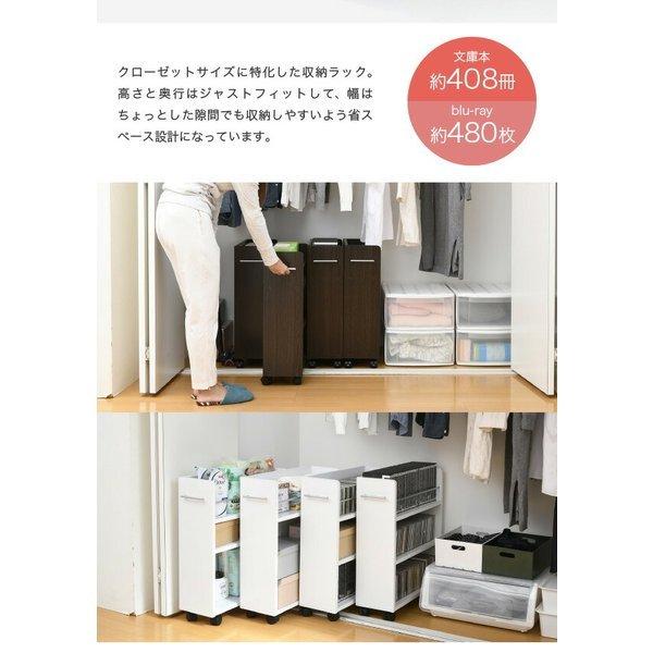 クローゼット 収納 ラック 本棚 4個セット SGT-0128SET 幅19 奥行58