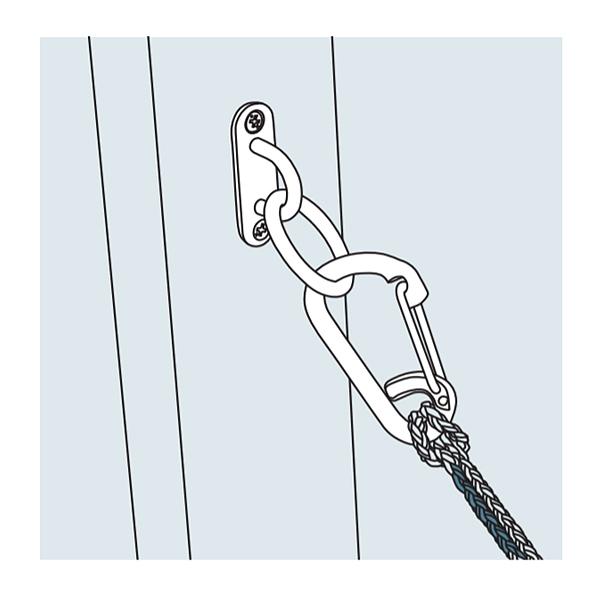 フック カラビナ L型 AK1070 浅野 6 ナスカン : 吉川商工 - 通販