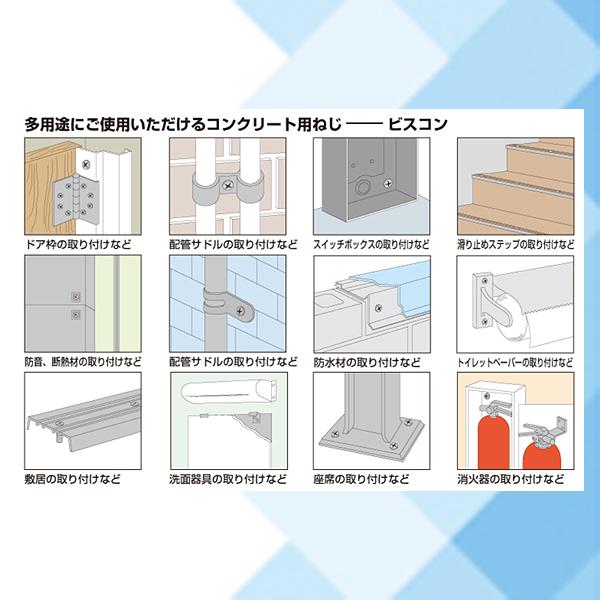 ビスコン ステンレス ナベ サイズ5x35 100本入 PVT53035 : 吉川商工