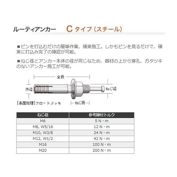 ルーティアンカー 三価クロメート C 1270 アンカー 楽天スーパーセール