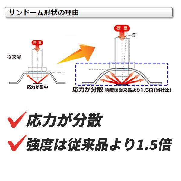 アジャストボルト 防振用 Φ60 M20 20x100 S-K1 メッキ 1本入｜y1-syoko｜05