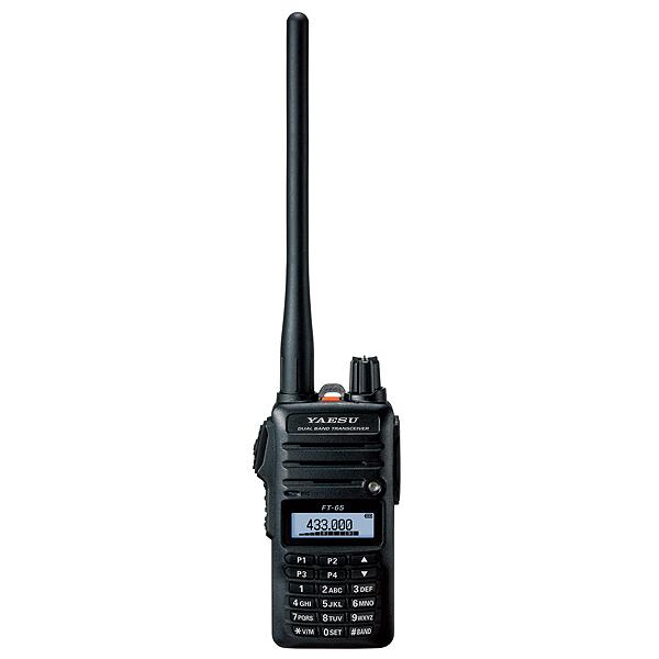 YAESU 144/430MHz デュアルバンドFMトランシーバー FT-65 スピーカー ...