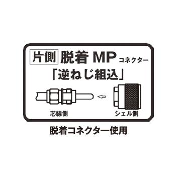 コメット 5DFB-MM25m 同軸ケーブル 5DFB 25m M型コネクター付_1