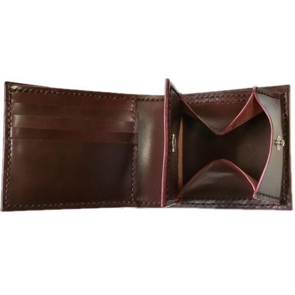 ホーウィン シェルコードバン 折り財布 ホーウィン シェルコードバン 二つ折り財布（小銭入れ付き） | 大人の