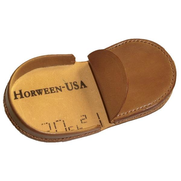 シェルコードバン 馬蹄形 小銭入れ コインケース ボックス/ホーウィン