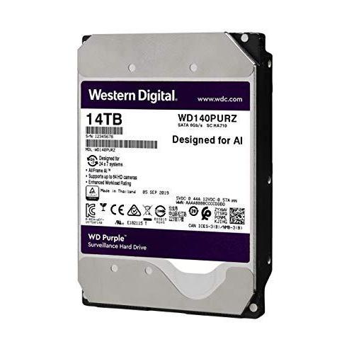 Western Digital 内蔵HDD SATA接続 WD Purple(Surveillance) WD140PURZ ［mSATA /14TB｜ya-for-h｜02