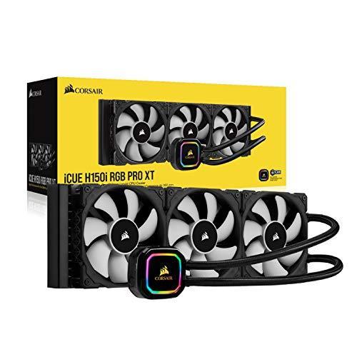 Corsair iCUE H150i RGB PRO XT 簡易水冷CPUクーラー 360mm CW-9060045-WW FN1380 iCUE 対応CPUソケット