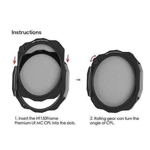 【訳あり品】 【KANI】CPL HT150 Frame LR MC 偏光フィルター PLフィルター 反射除去用 フレーム付き 円形 150x150mm 【B2689275441】(17228円)