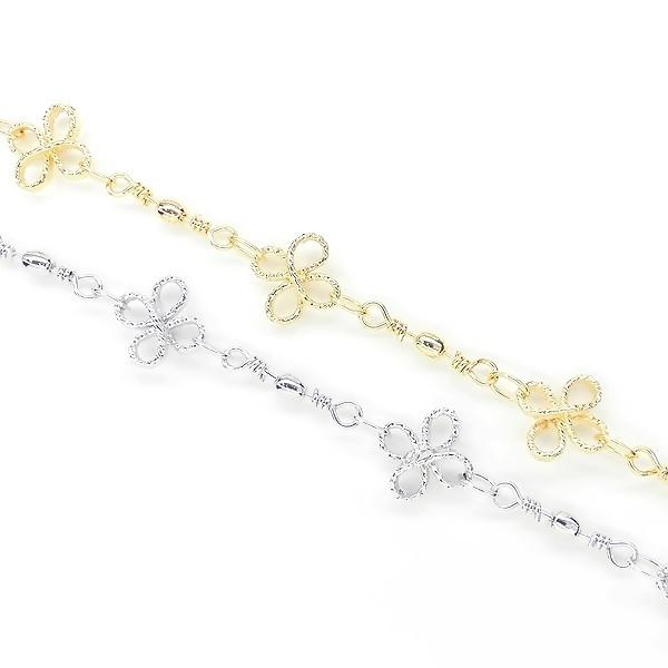 New 日本製 新色 送料無料 チェーン 50cm 1本入 バッグチェーンお花