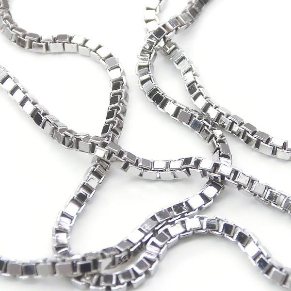 ボックスチェーン 1m1本入 ベネチアンチェーン ネックレス ペンダント