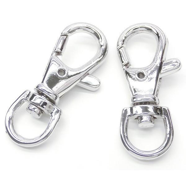 カニカン ナスカン 1個入 回転カン付き キーホルダーフック カン