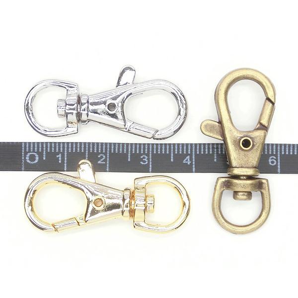 New 新色 カニカン ナスカン 1個入 回転カン付き キーホルダーフック