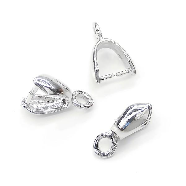 カン付Aカン 丸型 バチカン 5個入 シンプル ネックレス用パーツ