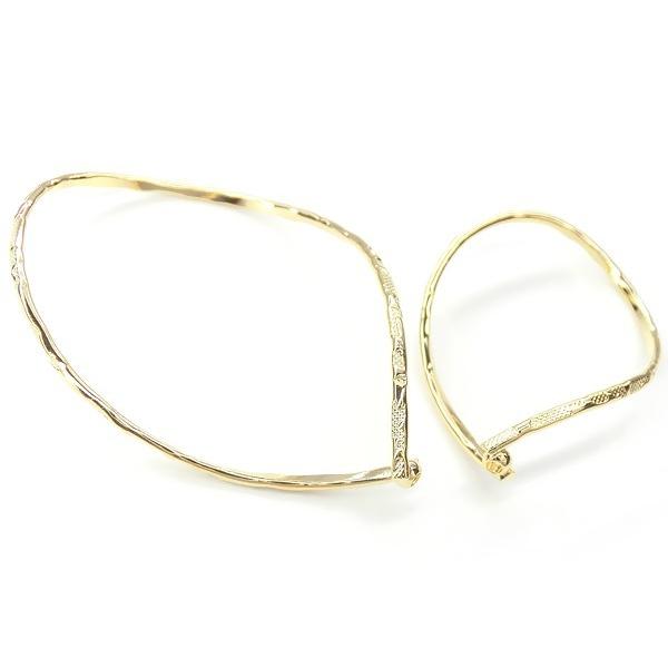 チャームパーツ 2個入 twist drop 約35mm ツイスト ドロップ ひねり