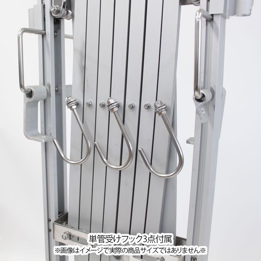 アルマックス（ALMAX） EXG1540 取付柱用の杭2本付き W4.0m×H1.6m 門扉