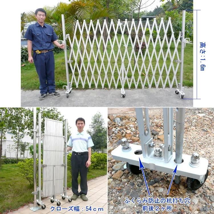 アルマックス（ALMAX） EXG1560 取付柱用の杭2本付き W6.2m×H1.6m 門扉