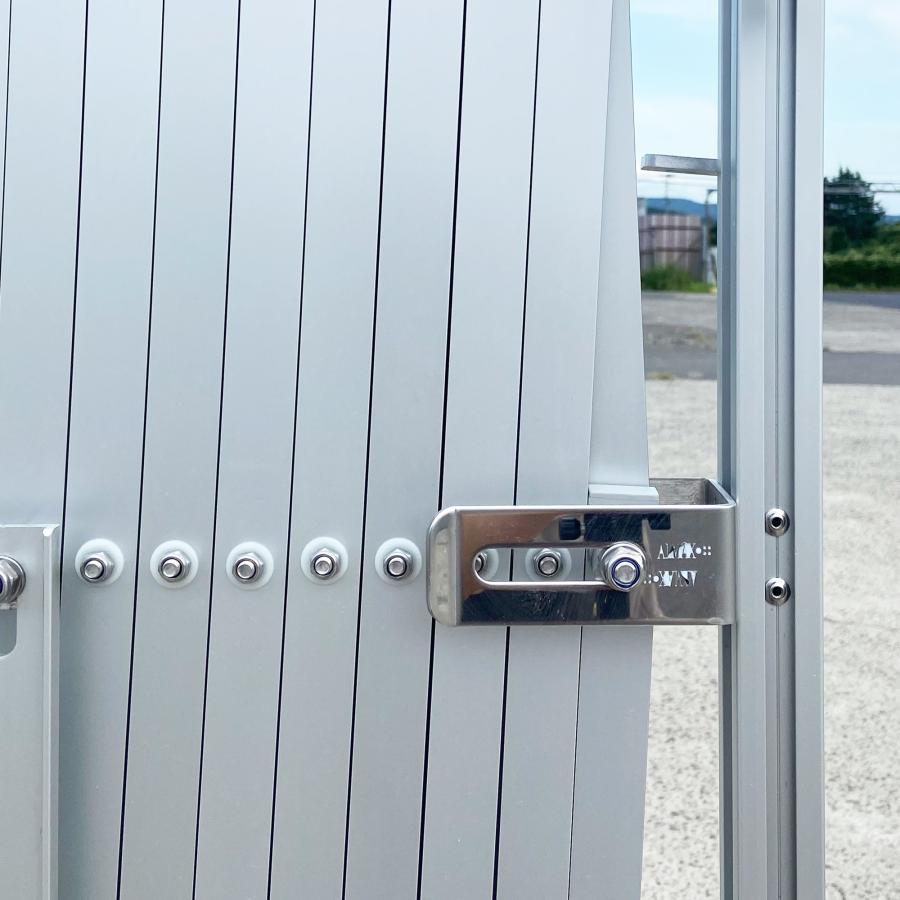 アルマックス（ALMAX） アルミゲート HXG-1260 幅6.2m×高さ1.6m 片開き