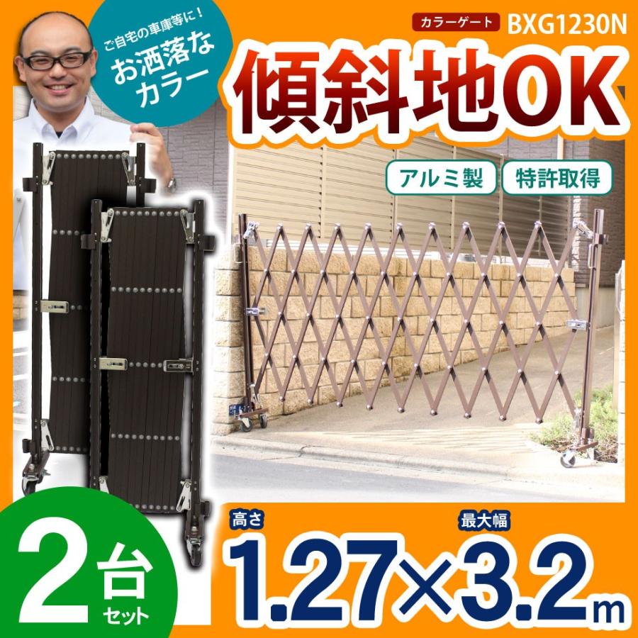 アルミゲート カラーゲート Bxg1230n 2台セット 門扉 両開き 大型 工事 Diy おしゃれ フェンス伸縮フェンス アルミ 太陽光発電 11 Set17 アルミゲート専科 Yahoo 店 通販 Yahoo ショッピング