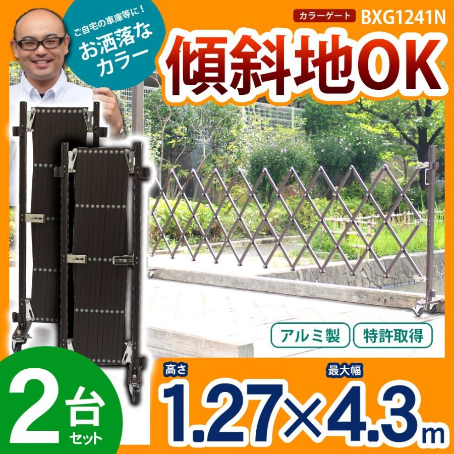アルミゲート カラーゲート Bxg1241n 2台セット 門扉 両開き 大型 工事 Diy おしゃれ フェンス伸縮フェンス アルミ 太陽光発電 11 Set19 アルミゲート専科 Yahoo 店 通販 Yahoo ショッピング