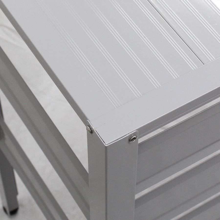 アルマックス アルミ製 エアコン 室外機カバー 幅90cm 木目調