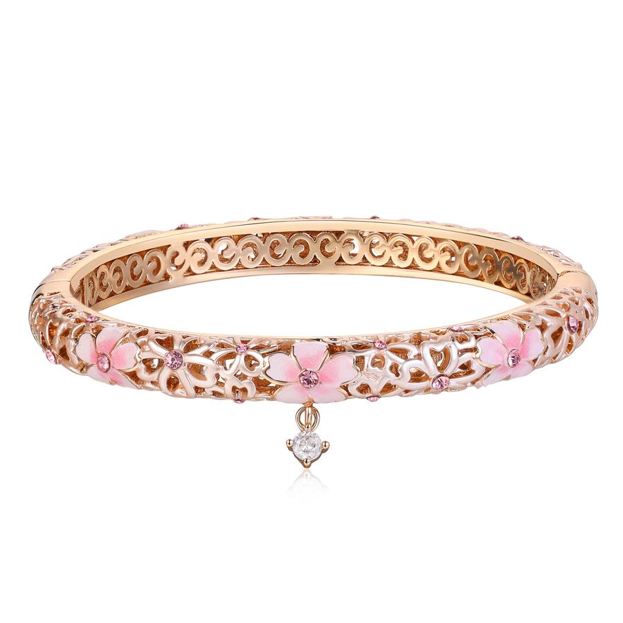 ブレスレット レディース ハート 可愛らしいオープンハートが手元を飾るレディースブレスレット シルバー925 ピンクゴールド ロジウム  silver925 女性 彼女 アクセサリー プレゼント モバナナ 母の日 ギフト - 【アニバーサリーギフト通販ドレスアンドレス】- プレゼント  ... 72ore 女性用ギフト ローズゴールドバングルブレスレット 調節可能なラブハートチャームブレスレット 誕生日 感謝祭 クリスマス