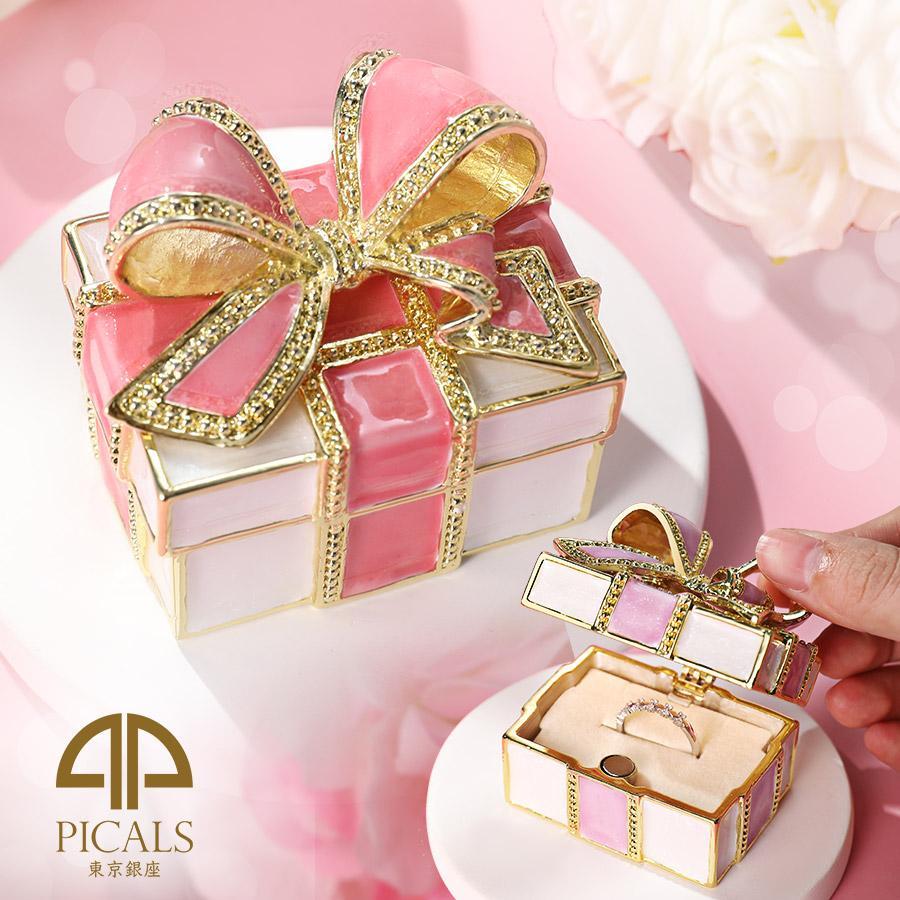東京銀座PICALS 【正規品】 プレゼントボックス リボン 小物入れ 東京銀座PICALS 【正規品】 プレゼントボックス リボン 小物入れ