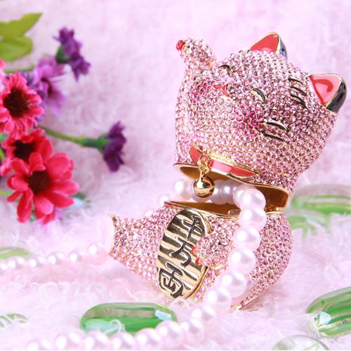 東京銀座PICALS 【正規品】 煌めき招き猫 ネコ 小物入れ おしゃれ
