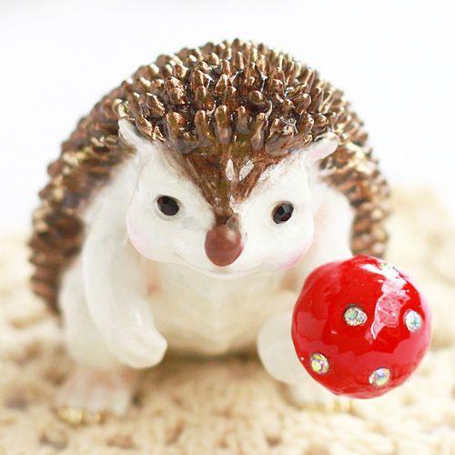 ジュエリーケース　ハリネズミ　キラキラ　かわいい 東京銀座PICALS 【正規品】 ハリネズミ 小物入れ おしゃれ