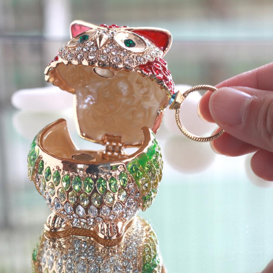 東京銀座PICALS 【正規品】 リーフオウル ふくろう 王冠 小物入れ