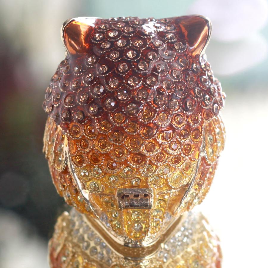 東京銀座PICALS 【正規品】 リーフオウル ふくろう 王冠 小物入れ