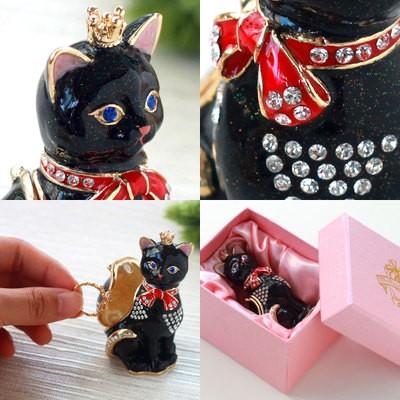 東京銀座PICALS 【正規品】 クラウンキャット 猫 王冠 小物入れ