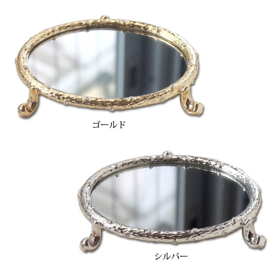 【掘り出し物】スワロフスキー　クリスタルミラートレイ　小物置き　トレイ 掘り出し物】スワロフスキー クリスタルミラートレイ 小物置き