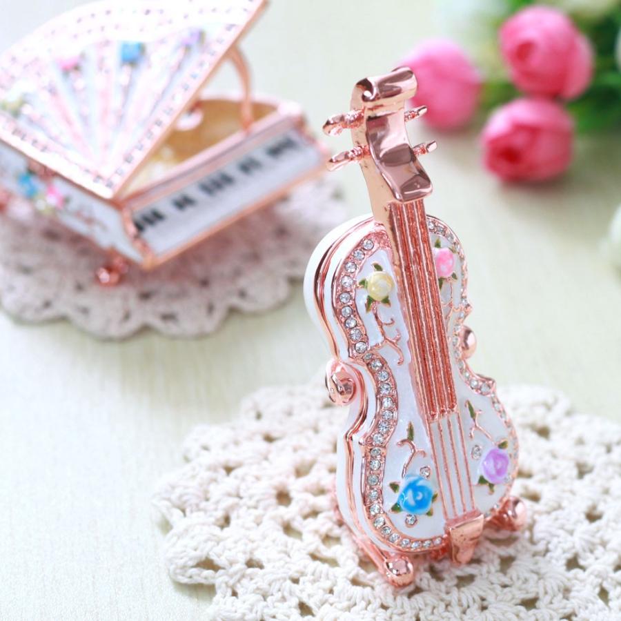 東京銀座PICALS 【正規品】 バイオリンローズ 楽器 バラ 小物入れ